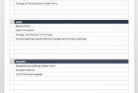Free Itinerary Templates | Smartsheet for Business Travel Itinerary Template Word