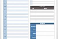 Free Itinerary Templates | Smartsheet inside Blank Trip Itinerary Template
