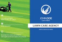 Free Lawn Care Business Card Template For Photoshop within Lawn Care Business Cards Templates Free