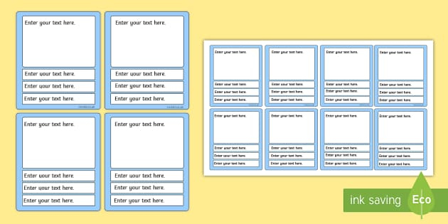 Free! - Make Your Own Playing Cards pertaining to Top Trump Card Template