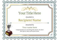 Free Martial Arts Certificate Templates – Add Printable within Art Certificate Template Free