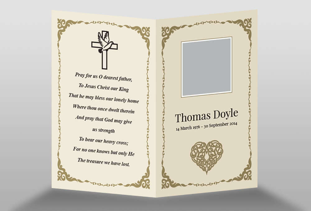 Free Memorial Card Template In Indesign Format - Download intended for Remembrance Cards Template Free