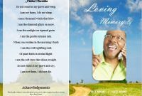 Free Memorial Cards Template Lovely Free Memorial – Vanxeno in Memorial Cards For Funeral Template Free