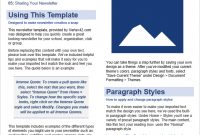 Free Newsletter Templates For Word for Free Business Newsletter Templates For Microsoft Word