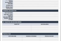 Free One-Page Business Plan Templates | Smartsheet for One Page Business Plan Template Word
