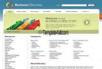 Free Online Directory Css Template Download pertaining to Free Business Directory Template