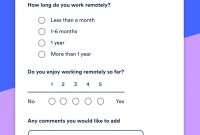 Free Online Survey Maker | Questionnaire Creator | Jotform regarding Survey Card Template