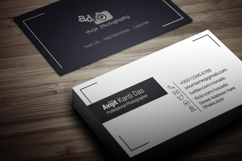 Free Photography Business Card inside Photography Business Card Templates Free Download