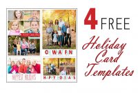Free Photoshop Holiday Card Templates From Mom And Camera with Free Photoshop Christmas Card Templates For Photographers