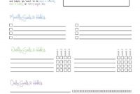 Free Planner Printable : Month At A Glance | Be Your Own regarding Month At A Glance Blank Calendar Template