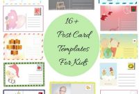 Free Postcard Template For Kids (For Christmas, School in Post Cards Template