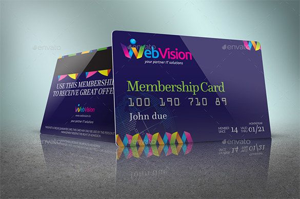 Free &amp; Premium Templates | Membership Card, Create Business intended for Template For Membership Cards