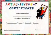 Free Printable And Customizable Art Certificate Templates inside Art Certificate Template Free