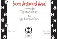 Free Printable Award Certificate Template | Award within Soccer Certificate Template Free