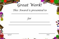 Free Printable Award Certificates For Kids | Award intended for Free Printable Certificate Templates For Kids
