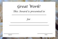Free Printable Award Certificates For Kids | Free Printable with regard to Sample Award Certificates Templates
