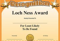 Free Printable Award | Funny Awards, Funny Certificates inside Fun Certificate Templates