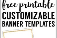 Free Printable Banner Templates {Blank Banners} | Paper throughout Printable Banners Templates Free