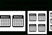 Free Printable Bingo Cards – Bingo Card Generator with Bingo Card Template Word