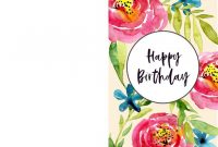 Free Printable Birthday Cards | Birthday Cards To Print intended for Foldable Birthday Card Template