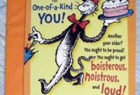 Free Printable Birthday Cards Hallmark |  Dr Seuss One Of with Dr Seuss Birthday Card Template