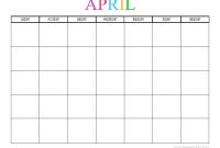 Free Printable Blank Monthly Calendars – 2019, 2020, 2021 within Blank Activity Calendar Template
