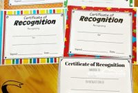 Free Printable Certificates with Printable Certificate Of Recognition Templates Free