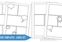 Free Printable Comic Book Templates! – Picklebums | Comic within Printable Blank Comic Strip Template For Kids