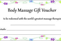 Free Printable Coupons For Unique Gift Ideas | Massage Gift throughout Massage Gift Certificate Template Free Printable