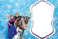Free Printable) – Elsa Of Frozen 2 Birthday Invitation throughout Frozen Birthday Card Template