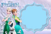 Free Printable Frozen Anna And Elsa Invitation Templates with regard to Frozen Birthday Card Template