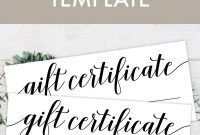 Free Printable Gift Certificate Template | Free Printable inside Printable Gift Certificates Templates Free
