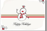 Free Printable Holiday Cards within Happy Holidays Card Template