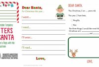 Free Printable Letter To Santa Templates And How To Get A with regard to Blank Letter From Santa Template