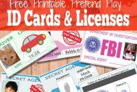 Free Printable Licenses And Id Cards For Kids – Itsybitsyfun throughout Spy Id Card Template