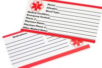 Free Printable Medical Id Wallet Cards | Top Ten Reviews regarding Medical Alert Wallet Card Template