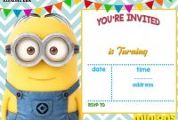 Free Printable Minion Birthday Invitation Templates | Minion with regard to Minion Card Template