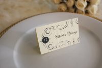 Free Printable Place Cards for Wedding Place Card Template Free Word