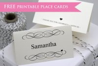 Free Printable Place Cards – Little Flamingo intended for Free Place Card Templates Download