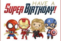 Free Printable Pop Culture Birthday Cards – The Cottage Market within Superhero Birthday Card Template