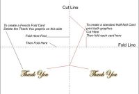 Free Printable Thank You Cards 4 with Card Folding Templates Free