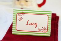 Free Printables! Download, Customize And Print These Holiday with regard to Place Card Setting Template