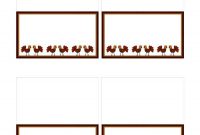 Free Printables: Thanksgiving Place Cards | Thanksgiving with regard to Thanksgiving Place Card Templates