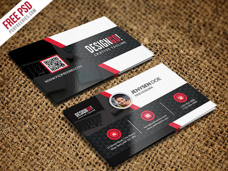 Free Psd : Creative And Modern Business Card Template Psd intended for Template Name Card Psd
