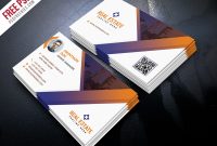 Free Psd : Real Estate Business Card Template Psdpsd in Calling Card Template Psd