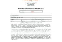 Free Roof Certification Template Form Download Monster pertaining to Roof Certification Template