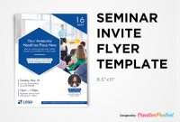 Free Seminar Event Invite Flyer – Creativepentool pertaining to Seminar Invitation Card Template