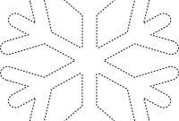 Free Snowflake Templates – Coloring Home throughout Blank Snowflake Template