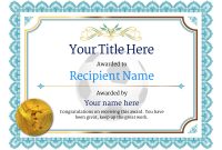 Free Soccer Certificate Templates – Add Printable Badges intended for Soccer Certificate Templates For Word