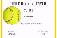 Free Softball Certificate Templates – Customize Online for Free Softball Certificate Templates